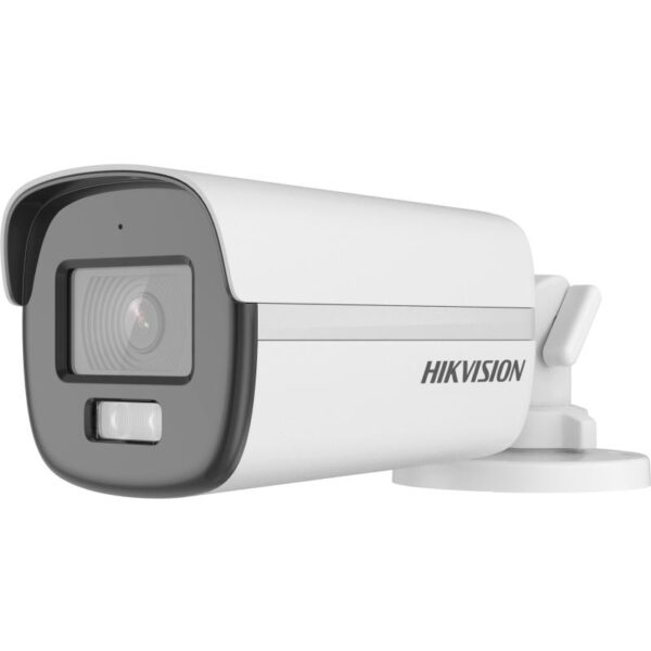Hikvision - 2 MP Smart Hybrid Light with ColorVu Fixed Bullet Camera - DS-2CE12DF0T-LFS(3.6MM)