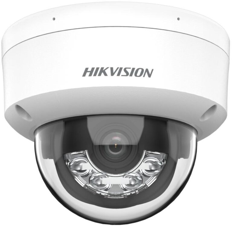 Hikvision - 2MP Smart Dual Light Dome IP Camera with Mic - DS-2CD1123G2-LIU(2.8mm)